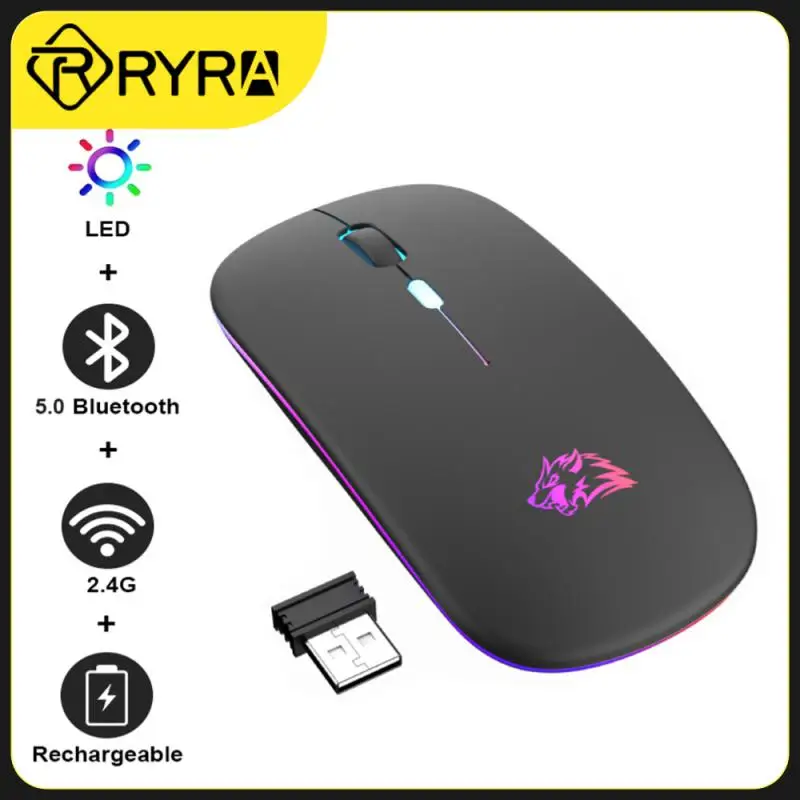 RYRA Wireless Mouse RGB Rechargeable Bluetooth Mice Wireless Computer 2.4Ghz Silent LED Ergonomic Gaming Mouse for Laptop PC
RYRA Wireless Mouse RGB Rechargeable Bluetooth Mice Wireless Computer 2.4Ghz Silent LED Ergonomic Gaming Mouse for Laptop PC