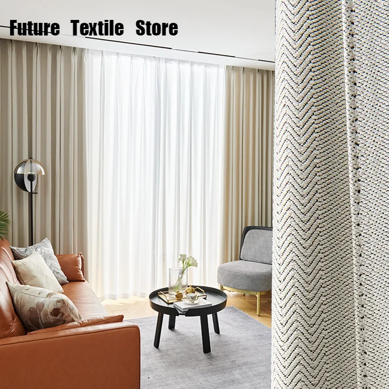 New Blackout Curtains European Modern Nordic Minimalist Wave Pattern Finished Curtains for Living Room Bedroom Customization
New Blackout Curtains European Modern Nordic Minimalist Wave Pattern Finished Curtains for Living Room Bedroom Customization
