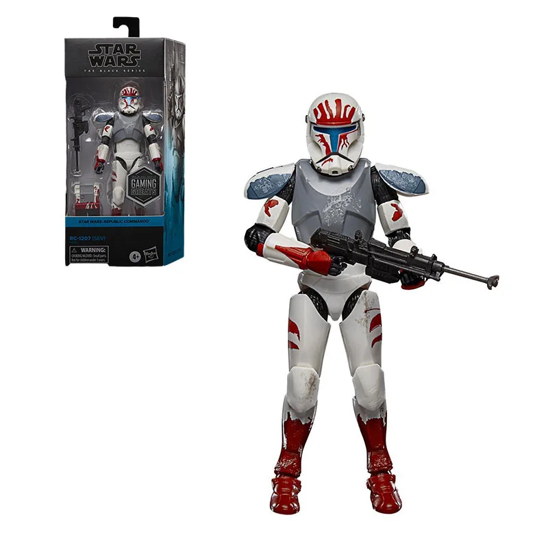 15Cm Hasbro Star Wars Rc-1207 Sev Clone Commander Bly Action Pvc Collection Model Toy Anime Figure Toys for Kids
15Cm Hasbro Star Wars Rc-1207 Sev Clone Commander Bly Action Pvc Collection Model Toy Anime Figure Toys for Kids