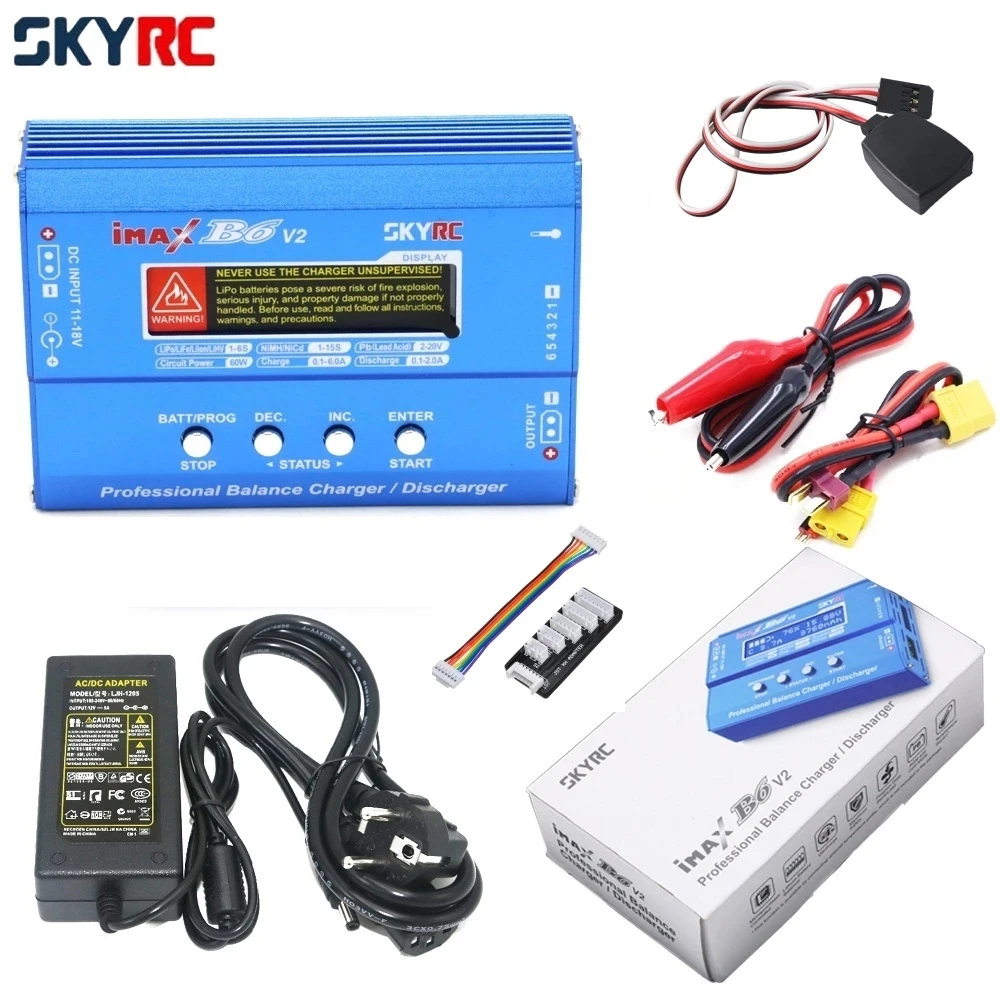 Оригинальное зарядное устройство SKYRC IMAX B6V2 для цифрового аккумулятора Lipo NiMh