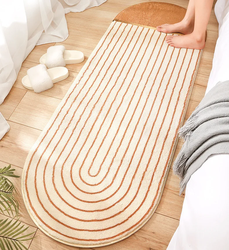 Long Area Oval Rugs Nordic Carpet Absorbent Floor Mat Geometry Rugs for Bed Side Living Room Decoration
Long Area Oval Rugs Nordic Carpet Absorbent Floor Mat Geometry Rugs for Bed Side Living Room Decoration