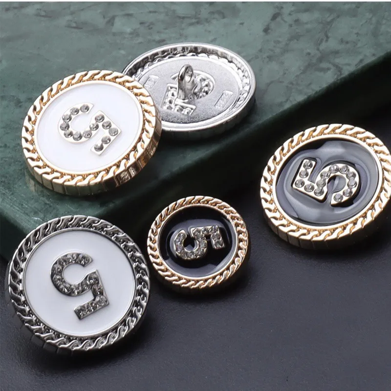 10 шт., металлические пуговицы для пальто, свитера, женской одежды
10 шт., металлические пуговицы для пальто, свитера, женской одежды