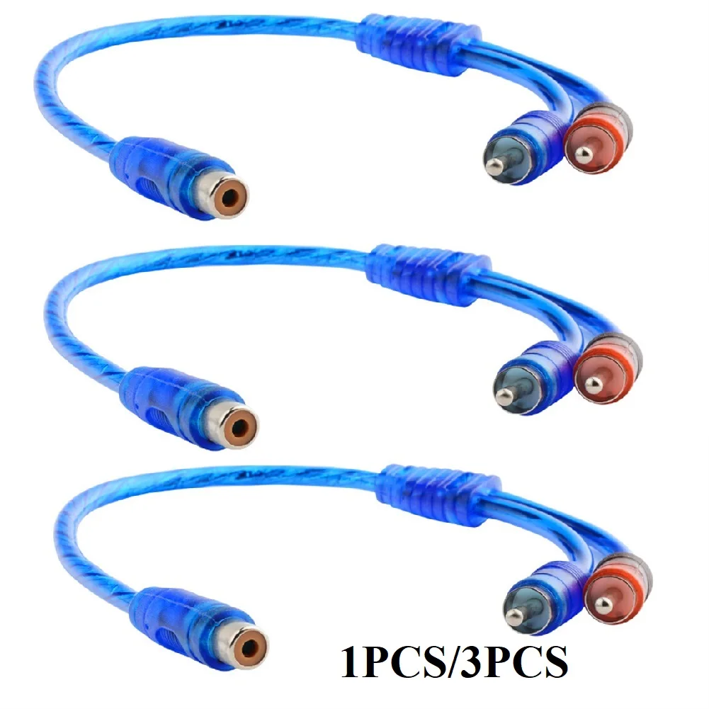 1Pcs/3Pcs Y Splitter Cable Car Audio Cable 1 Female To 2 Male RCA Adapter AV Wire Stereo Audio Signal Connector 30cm
1Pcs/3Pcs Y Splitter Cable Car Audio Cable 1 Female To 2 Male RCA Adapter AV Wire Stereo Audio Signal Connector 30cm