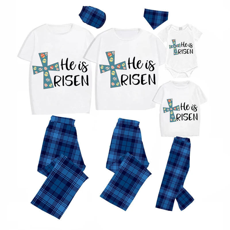 Easter Family Matching Pajamas Exclusive Design Happy Easter He Is Risen Eggs Gray Pajamas Set
Easter Family Matching Pajamas Exclusive Design Happy Easter He Is Risen Eggs Gray Pajamas Set
