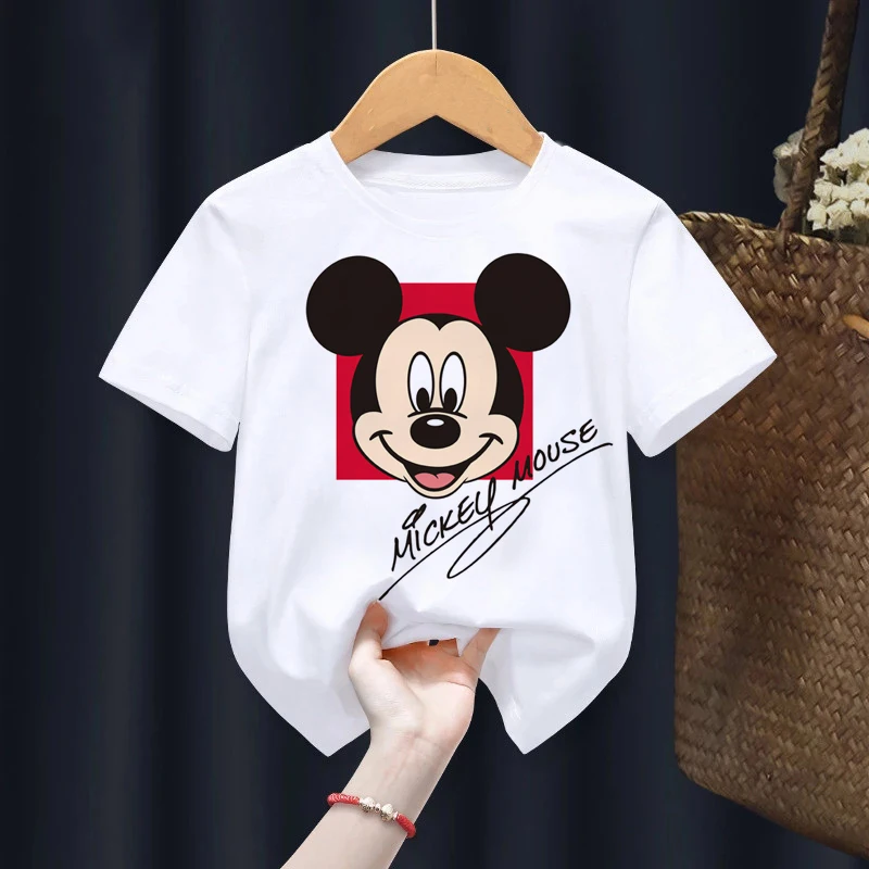 Disney Kawaii Mickey Mouse T Shirt Kids Cartoon Children Clothes Minnie Mouse Couple Y2K Tshirt Harajuku T-shirt Graphic Tops
Disney Kawaii Mickey Mouse T Shirt Kids Cartoon Children Clothes Minnie Mouse Couple Y2K Tshirt Harajuku T-shirt Graphic Tops