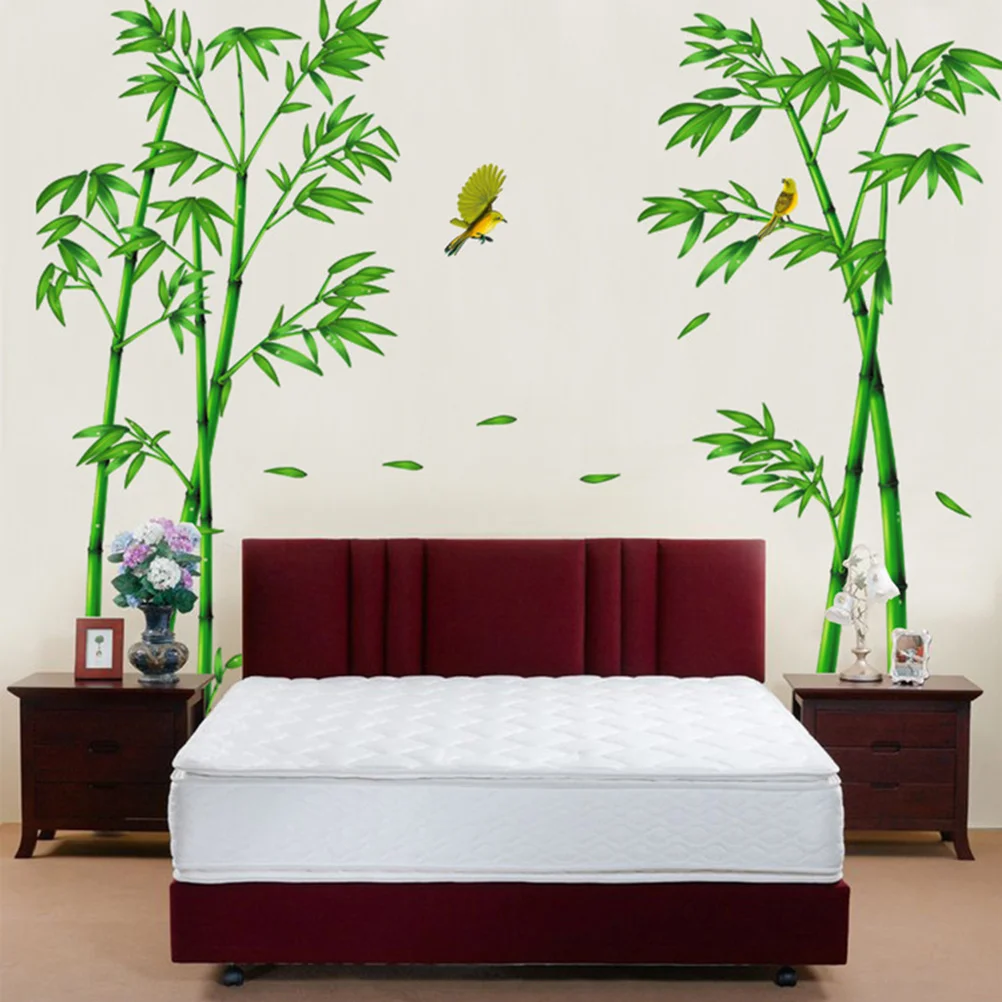 Wall Sticker Bamboo Birds Stickers Self-adhesive Removable Wallpaper Wall for Nursery Living Room Kid Room Decor
Wall Sticker Bamboo Birds Stickers Self-adhesive Removable Wallpaper Wall for Nursery Living Room Kid Room Decor