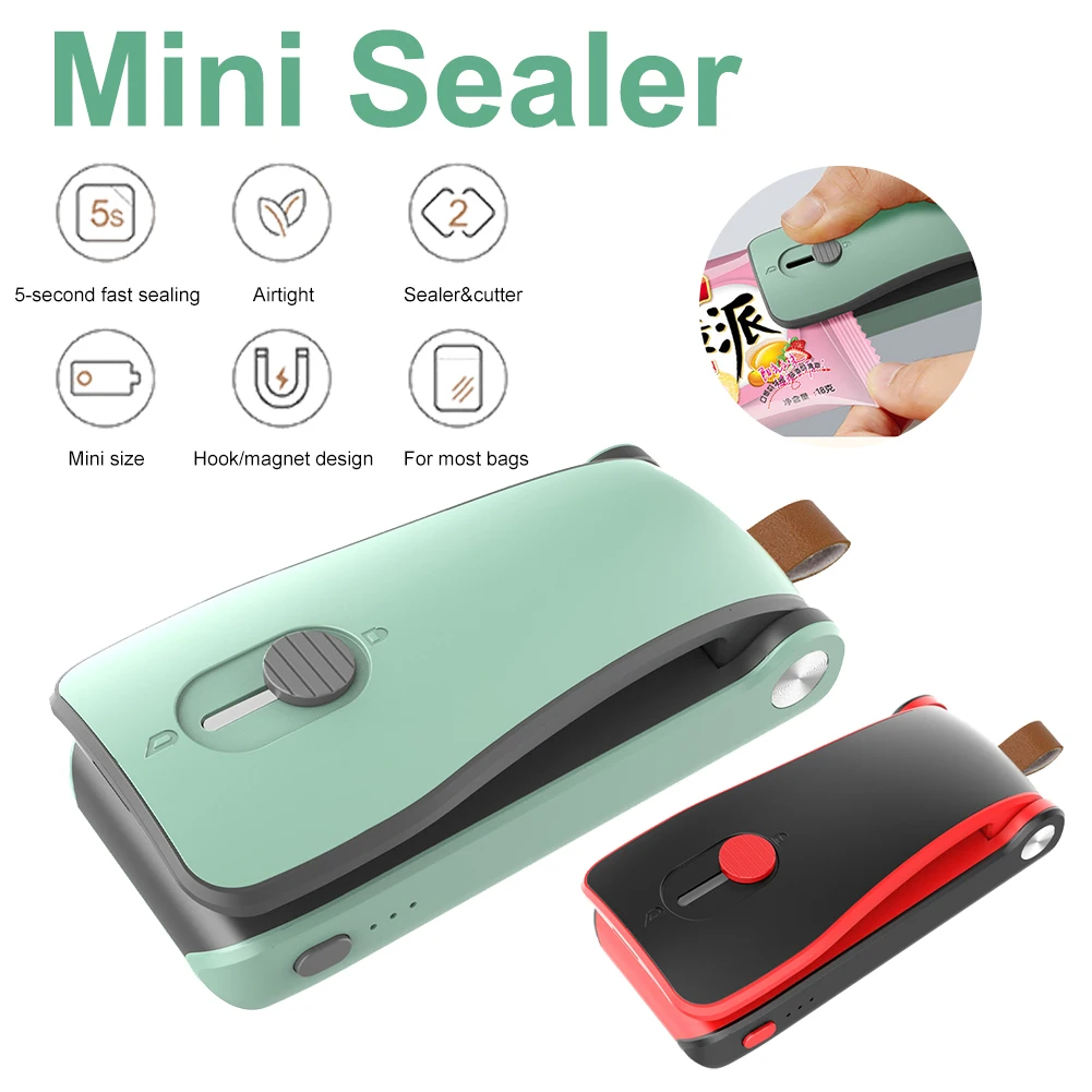 Mini Heat Bag Portable Sealer Packing Bags Clip Food Storage Sealing Machine Plastic Food Bag Closure Kitchen Accessories
Mini Heat Bag Portable Sealer Packing Bags Clip Food Storage Sealing Machine Plastic Food Bag Closure Kitchen Accessories