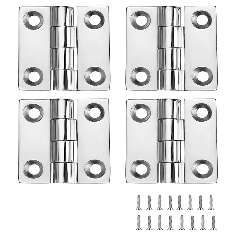 4 PCS Heavy Duty Stainless Steel Boat Hinges 2 Inch X 2 Inches (50Mm X 50 Mm) Marine Grade Hinges
4 PCS Heavy Duty Stainless Steel Boat Hinges 2 Inch X 2 Inches (50Mm X 50 Mm) Marine Grade Hinges