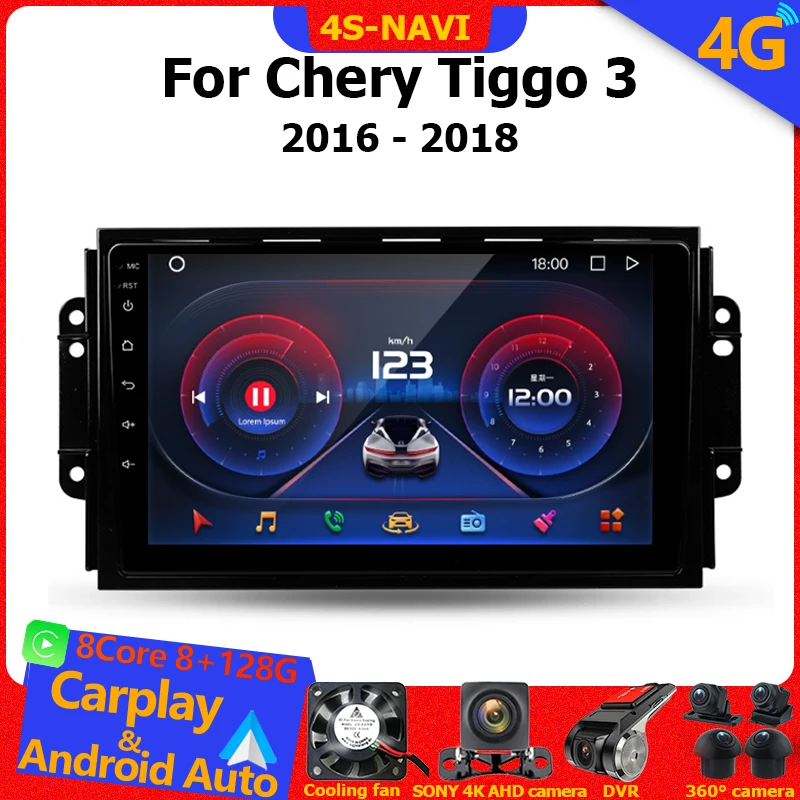 Автомагнитола на Android, видеоплеер для Chery Tiggo 3 2016-2018, навигация GPS, Авторадио, головное устройство HU Carplay Monitor
Автомагнитола на Android, видеоплеер для Chery Tiggo 3 2016-2018, навигация GPS, Авторадио, головное устройство HU Carplay Monitor
