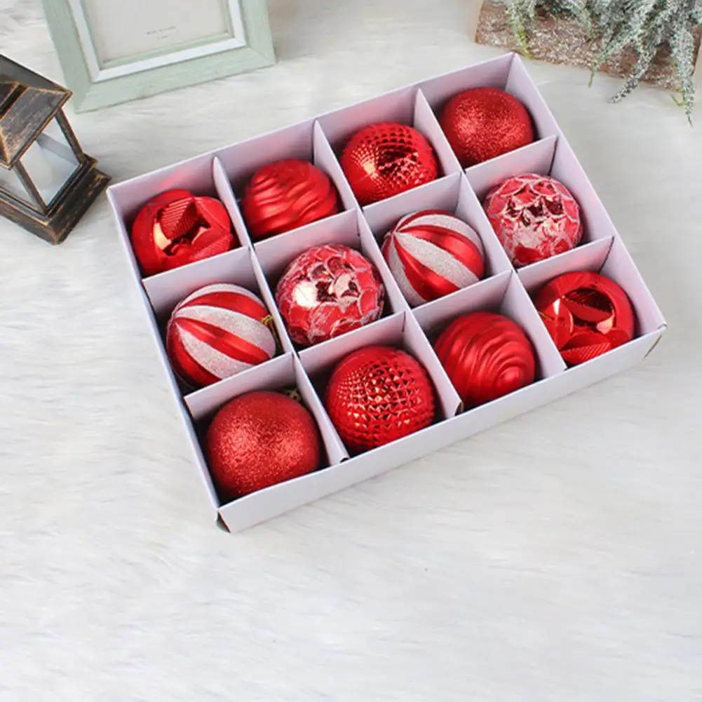 12Pcs/Set Beautiful Shiny Shatterproof Xmas Party Ornament Ball Pendant for Festival Christmas Color Ball Christmas Ball
12Pcs/Set Beautiful Shiny Shatterproof Xmas Party Ornament Ball Pendant for Festival Christmas Color Ball Christmas Ball