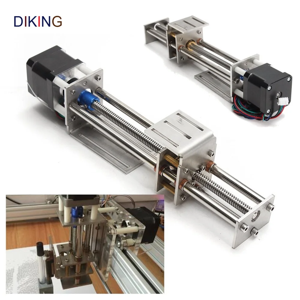 Diking 150mm Slide Stroke CNC Z Axis Linear Motion Actuator Engraving Machine with Stepper Motor
Diking 150mm Slide Stroke CNC Z Axis Linear Motion Actuator Engraving Machine with Stepper Motor