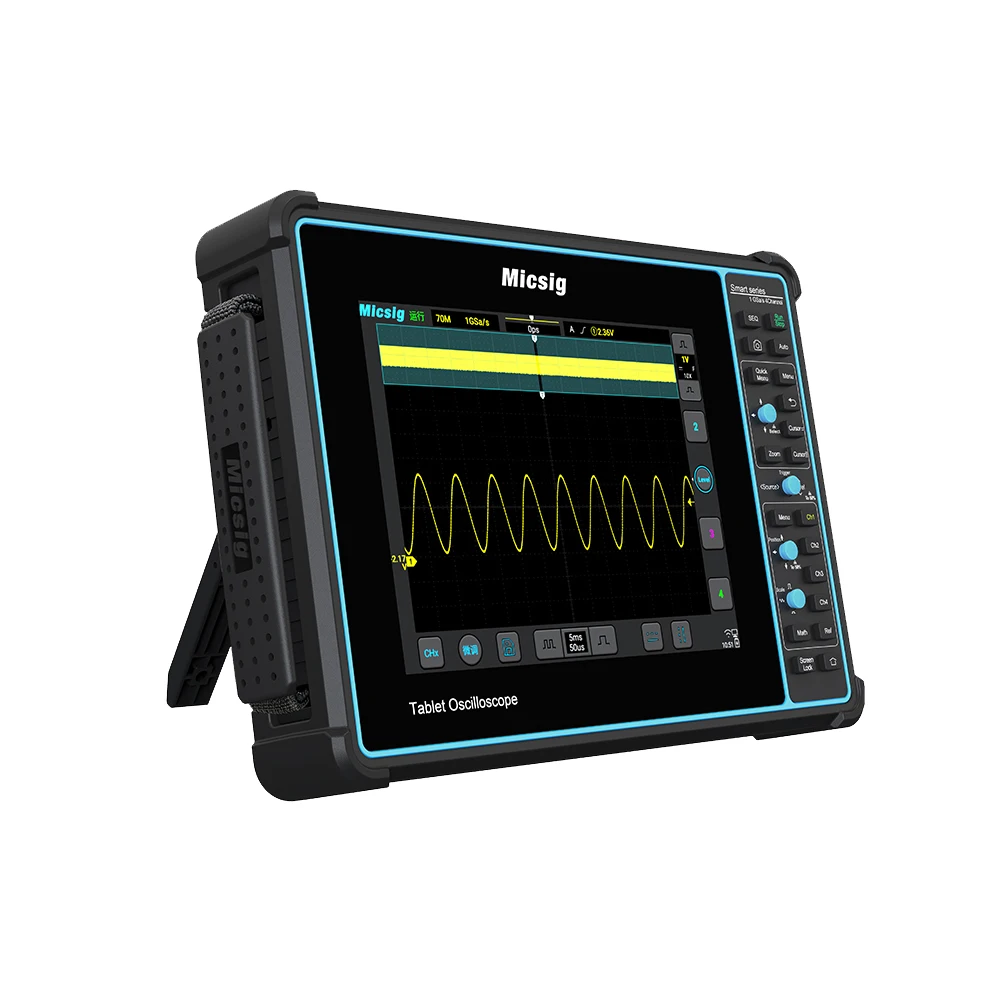 Smart Automotive Tablet Handheld Oscilloscope MICSIG Upgraded to STO1004 from STO1104C 1G Sa/S 4ch 8GB Memory Tuch Screen WIFI
Smart Automotive Tablet Handheld Oscilloscope MICSIG Upgraded to STO1004 from STO1104C 1G Sa/S 4ch 8GB Memory Tuch Screen WIFI