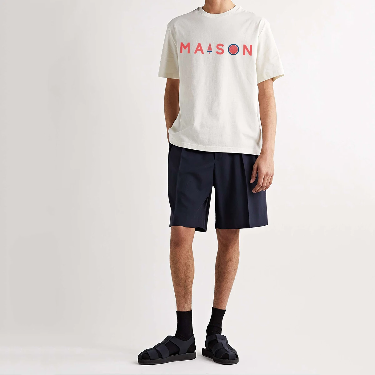 Mens Luxury Brand Tshrirt Maison Letter Printed Cotton T-Shirt Male Short Sleeve Street Fashion Loose 210g High Quality Tee
Mens Luxury Brand Tshrirt Maison Letter Printed Cotton T-Shirt Male Short Sleeve Street Fashion Loose 210g High Quality Tee