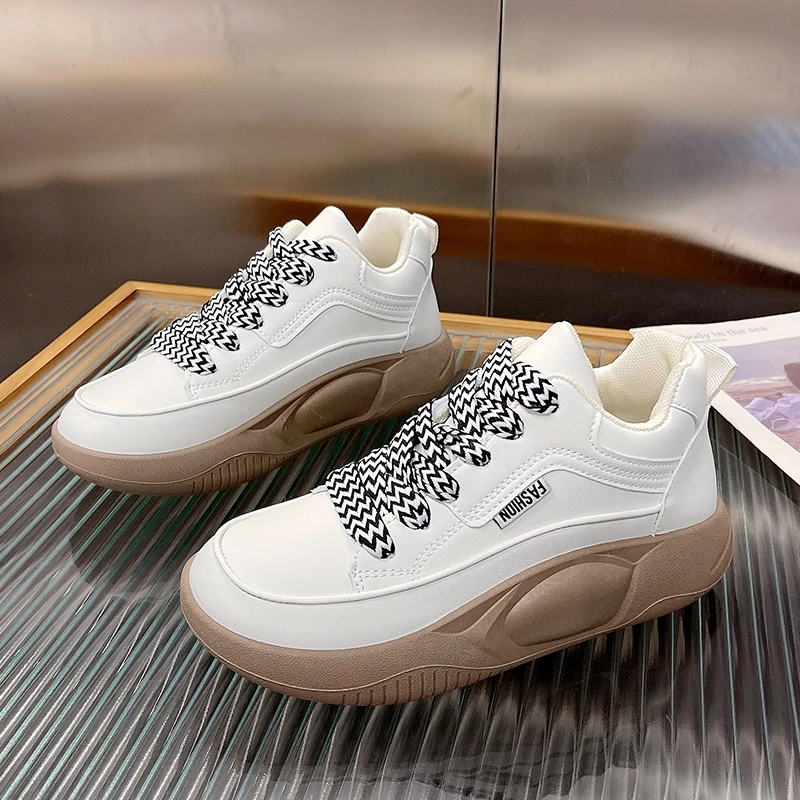 New Women's Vulcanize Shoes Mixed Color Designer Sneakers Female Lace-up Chunky Sneaker Womans Zapatillas De Mujer Canvas Shoes
New Women's Vulcanize Shoes Mixed Color Designer Sneakers Female Lace-up Chunky Sneaker Womans Zapatillas De Mujer Canvas Shoes