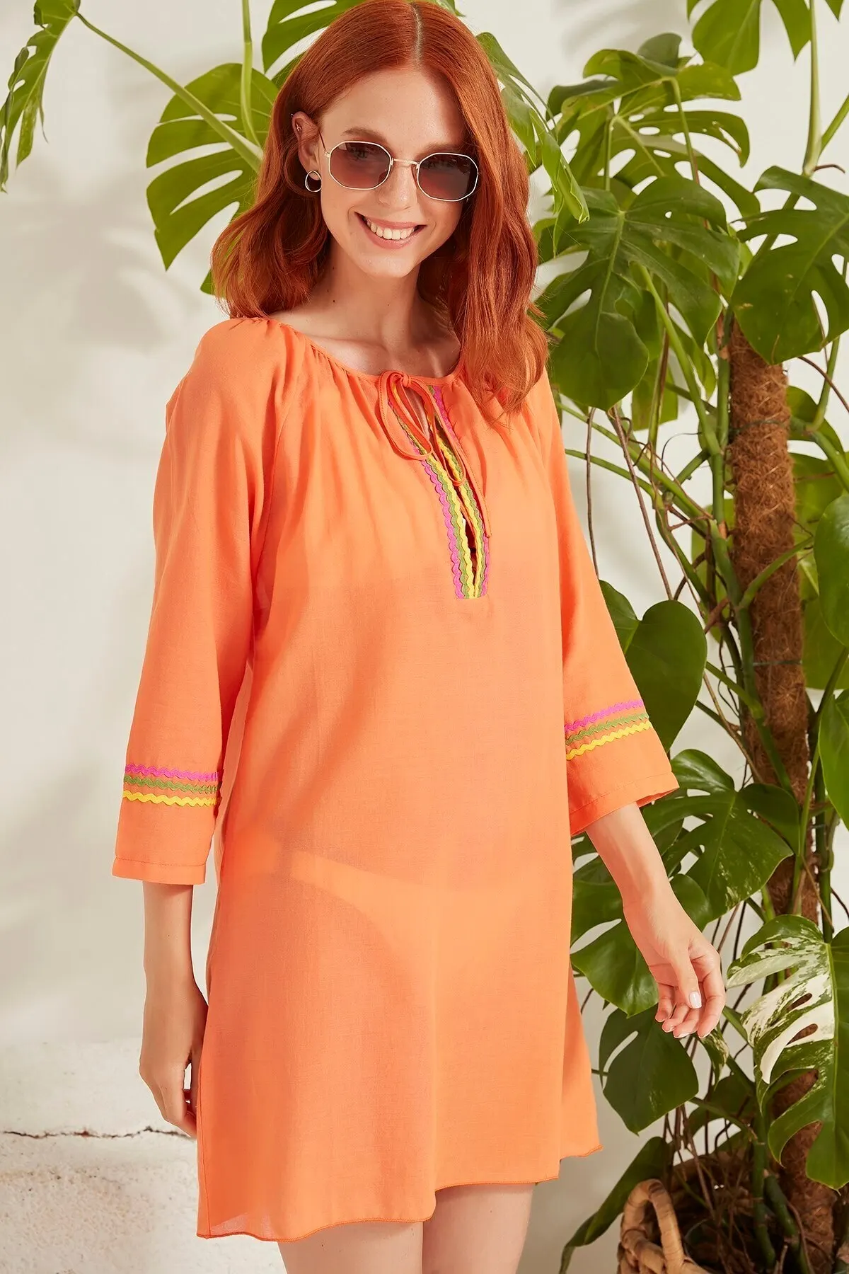 Women's Pareo Beach Dress Orange Is The New Apple Swimwear Cover Dress Sexy Tunic Suit Beachwear Female Beach Bikini Cover
Women's Pareo Beach Dress Orange Is The New Apple Swimwear Cover Dress Sexy Tunic Suit Beachwear Female Beach Bikini Cover