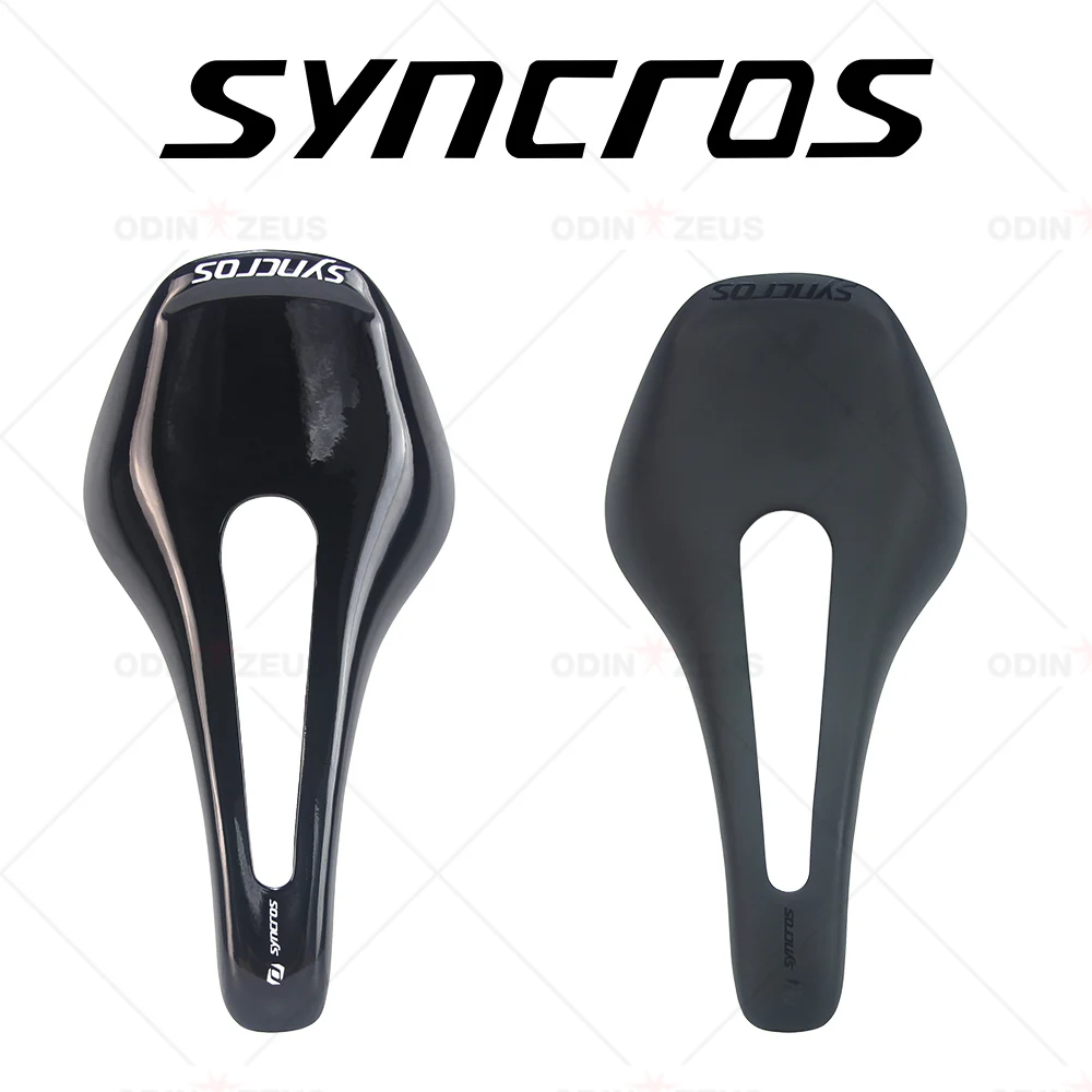 

Syncros Full Carbon Fiber MTB Bicycle Saddle Cushion 128*255mm Road/Mountain Fold Bike Front Seat Cycing Accessories Gloss/Matte