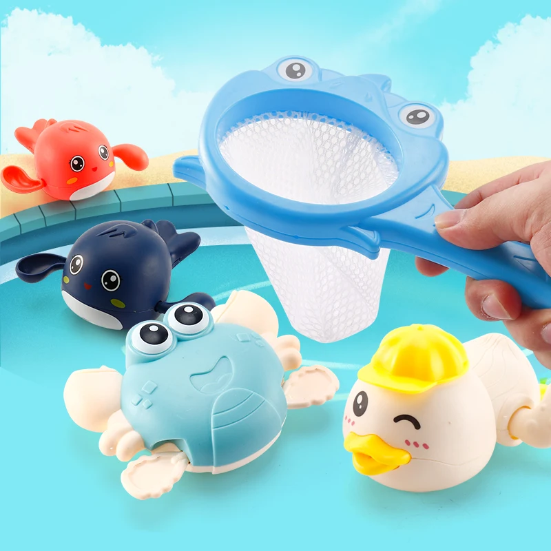 Cute Cartoon Animal Duck Classic Baby Water Toy Infant Swim Turtle Wound-up Chain Clockwork Kids Beach Bath Toys Bath Toys
Cute Cartoon Animal Duck Classic Baby Water Toy Infant Swim Turtle Wound-up Chain Clockwork Kids Beach Bath Toys Bath Toys