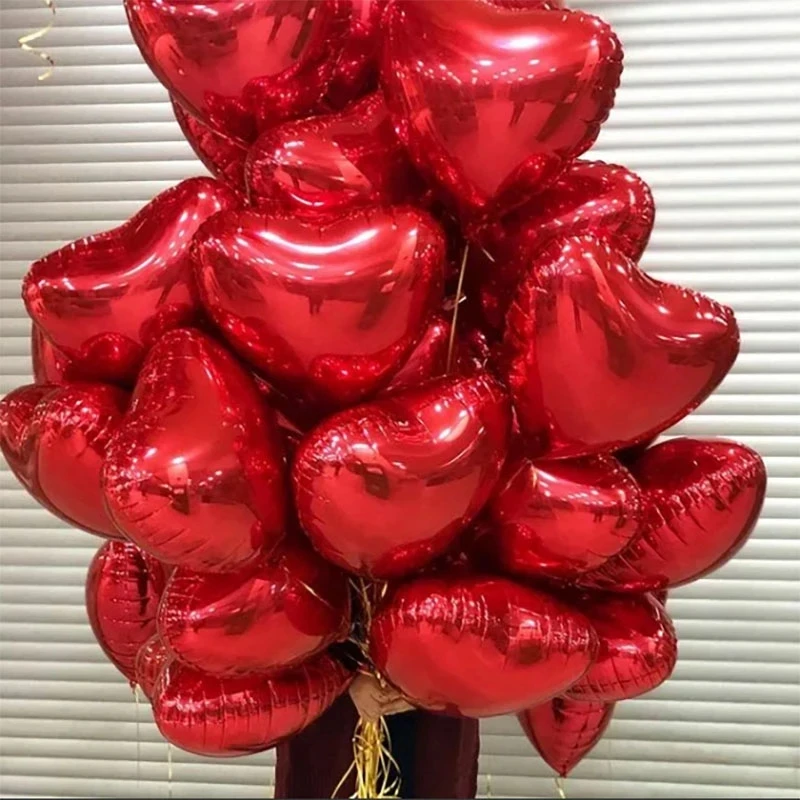 5-20Pcs 18inch Red Heart Love Balloons Foil Helium Baloon For Wedding Valentine's Day Birthday Party Decoration Supplies Globos
5-20Pcs 18inch Red Heart Love Balloons Foil Helium Baloon For Wedding Valentine's Day Birthday Party Decoration Supplies Globos