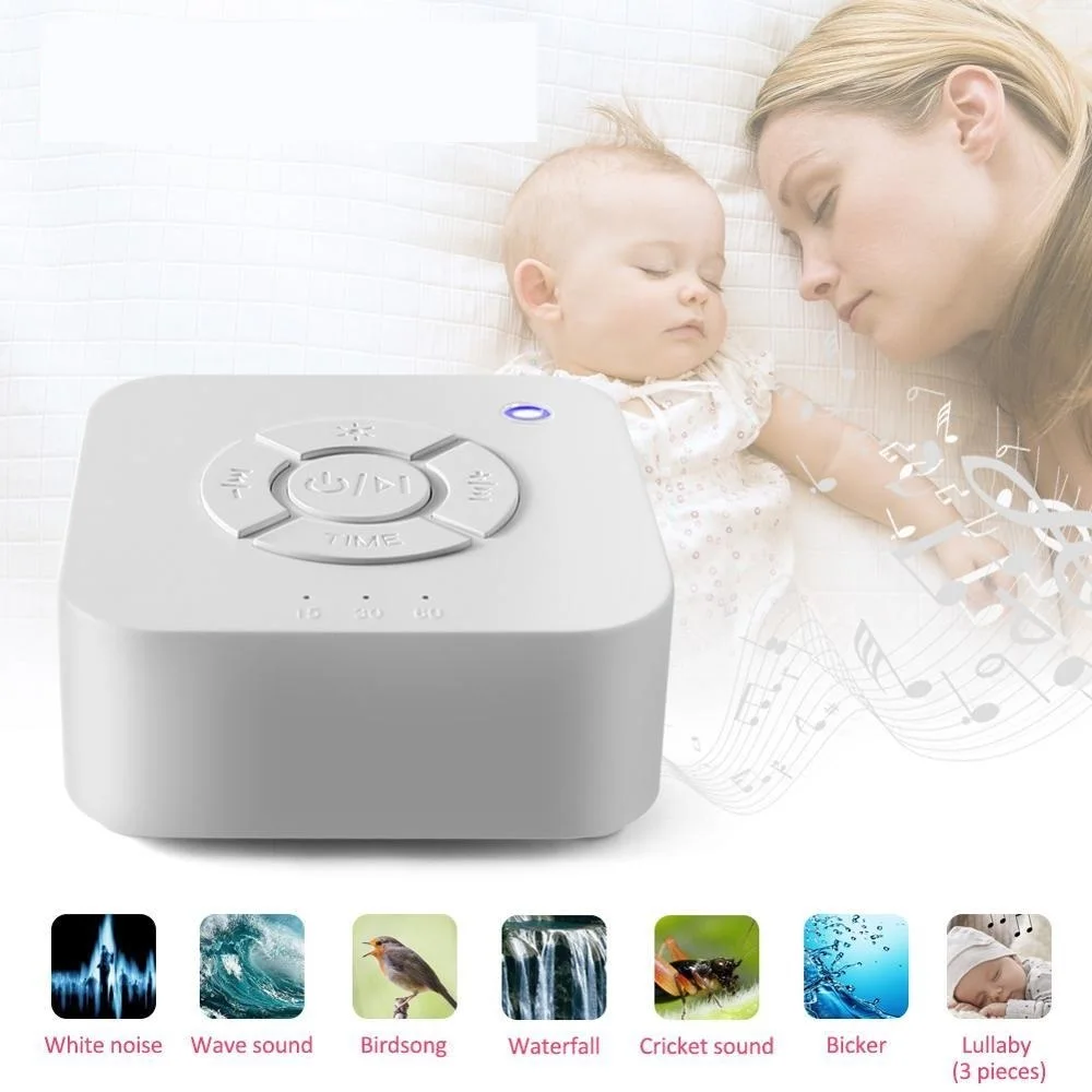 Baby Monitor White Noise Machine USB Rechargeable Timed Shutdown Sleep Sound Machine Sleeping Relaxation For Baby Adult Office
Baby Monitor White Noise Machine USB Rechargeable Timed Shutdown Sleep Sound Machine Sleeping Relaxation For Baby Adult Office