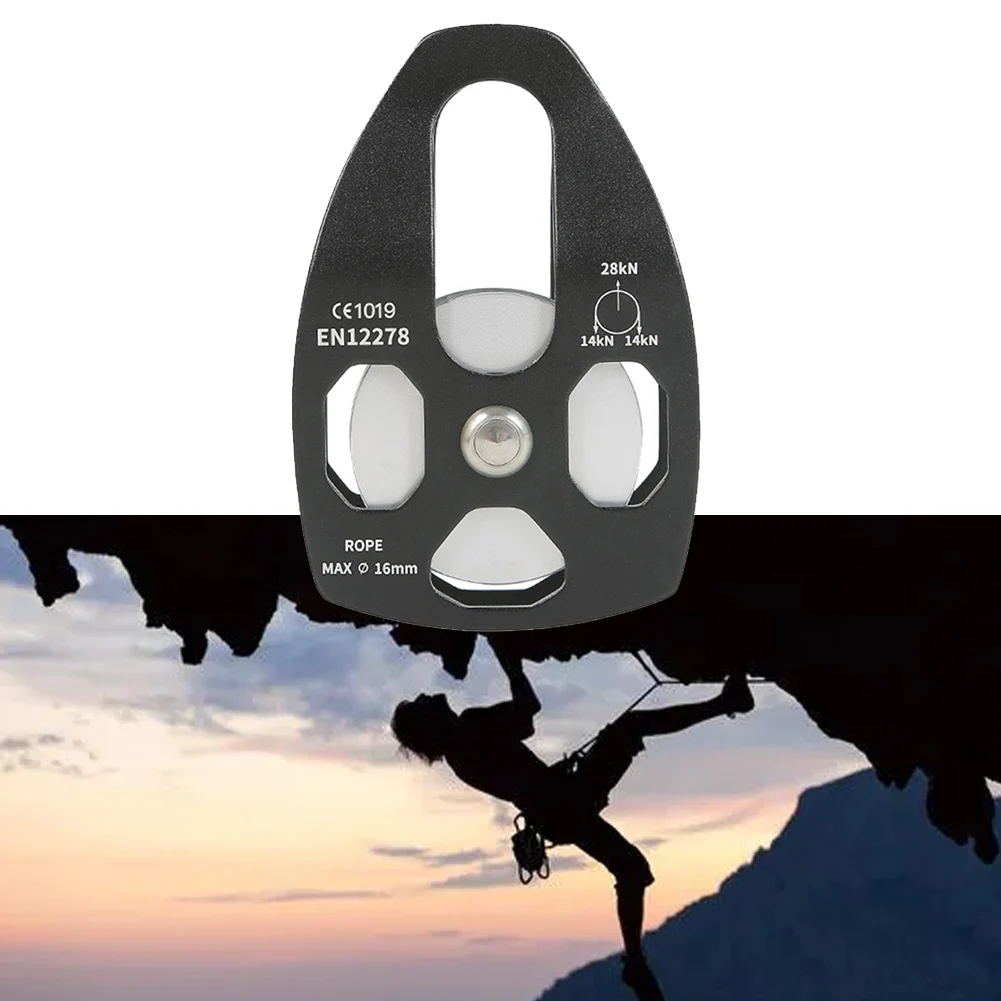 New Lightweight Black Pulley for Aerial Work Mountaineering Tree Climbing with 28KN Static and 14KN Dynamic Load Capacity
New Lightweight Black Pulley for Aerial Work Mountaineering Tree Climbing with 28KN Static and 14KN Dynamic Load Capacity