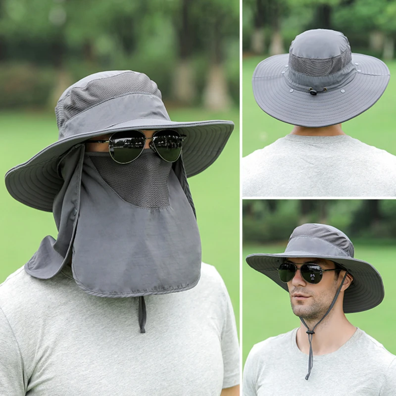 Summer Sun Hats UV Protection Outdoor Hunting Fishing Cap for Men Women Hiking Camping Visor Bucket Hat Removable Fisherman Hat
Summer Sun Hats UV Protection Outdoor Hunting Fishing Cap for Men Women Hiking Camping Visor Bucket Hat Removable Fisherman Hat