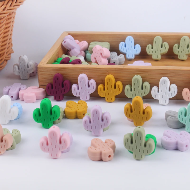 50Pcs Cactus Baby Silicone Beads Teether For Teeth Care DIY Rodent Baby Pacifier Chain Growth Toy BPA-Free
50Pcs Cactus Baby Silicone Beads Teether For Teeth Care DIY Rodent Baby Pacifier Chain Growth Toy BPA-Free
