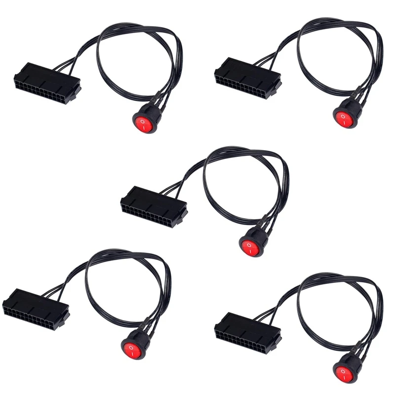 5Pcs 50Cm Cable Copper Tin Wire 24-Pin Female ATX PSU PC Power Supply Starter Tester Start Up Jumper With ON/OFF Switch
5Pcs 50Cm Cable Copper Tin Wire 24-Pin Female ATX PSU PC Power Supply Starter Tester Start Up Jumper With ON/OFF Switch
