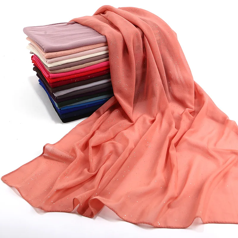 New Candy-colored Monochromatic Gold Powder Scarf Pearl Chiffon Headscarf Malaysia Decorate Hijab for Lady Girls Shawl Wrap
New Candy-colored Monochromatic Gold Powder Scarf Pearl Chiffon Headscarf Malaysia Decorate Hijab for Lady Girls Shawl Wrap