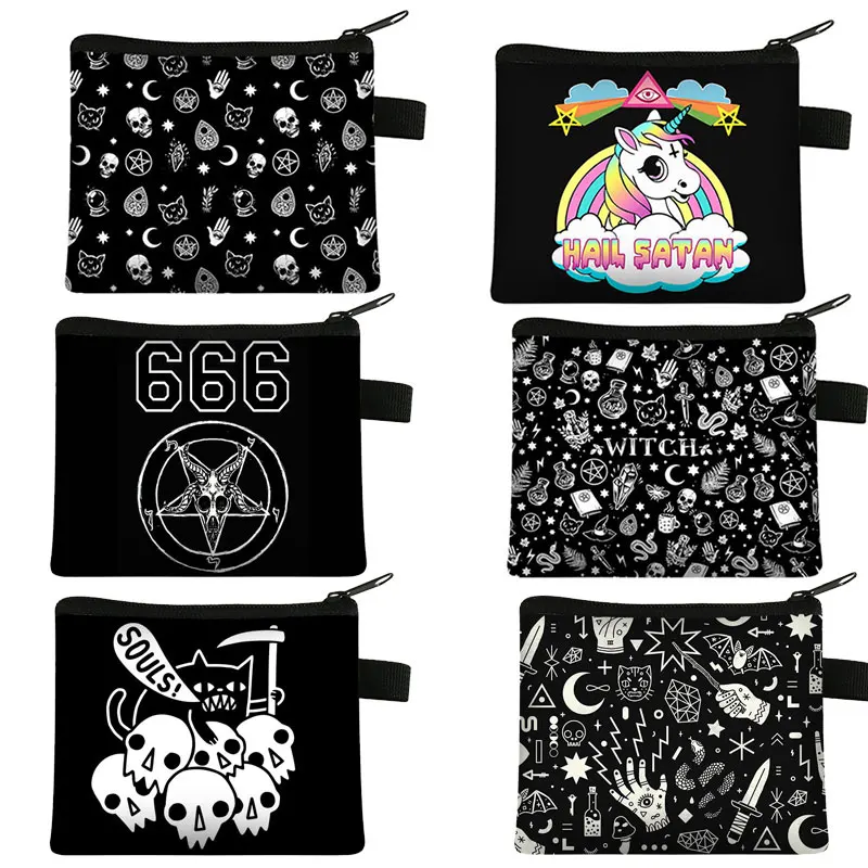 Horror Witch / Voodoo / Wicca Coin Purse Unique Witchcraft / Black Cat Mini Wallet Key Credit Card Bag Halloween Candy Bag
Horror Witch / Voodoo / Wicca Coin Purse Unique Witchcraft / Black Cat Mini Wallet Key Credit Card Bag Halloween Candy Bag