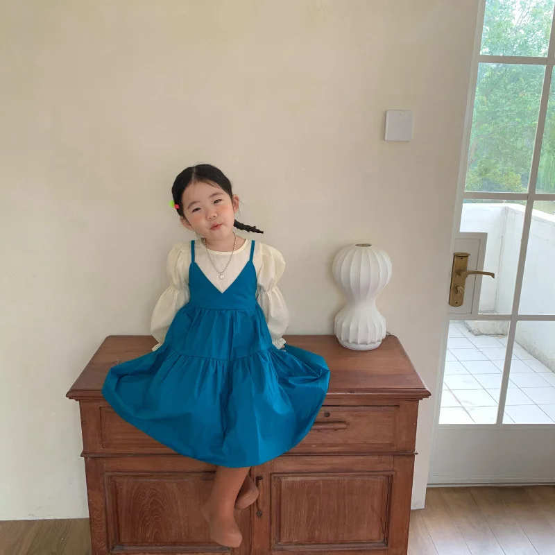 Girl Dress Party Evening Gown Cotton 2022 Blue Spring Autumn Cotton Flower Girl Dress Vestido Robe Fille Kids Baby Children Clot
Girl Dress Party Evening Gown Cotton 2022 Blue Spring Autumn Cotton Flower Girl Dress Vestido Robe Fille Kids Baby Children Clot