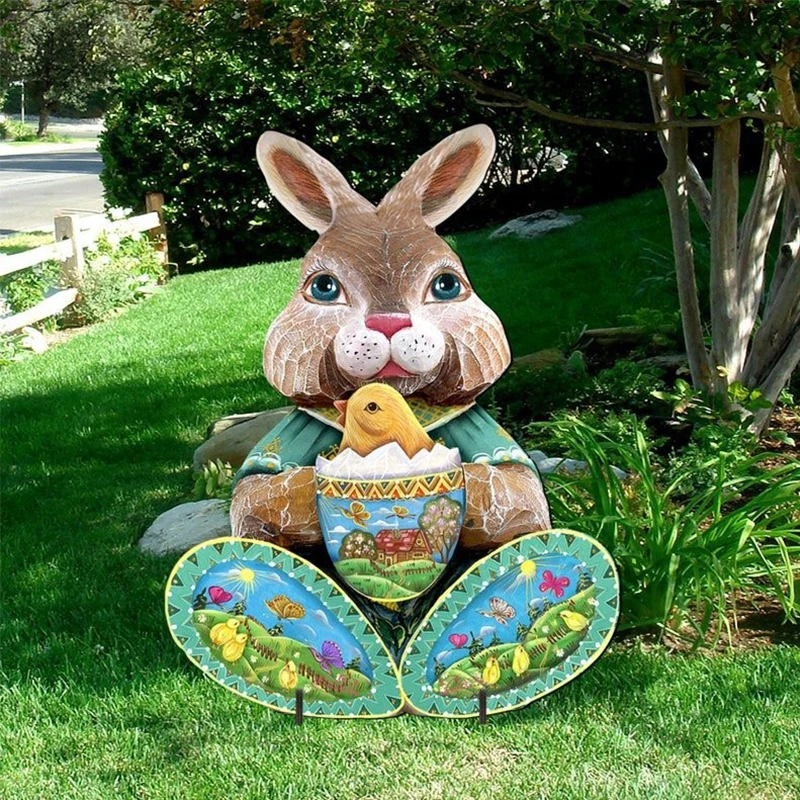 Cute Rabbits Easter Spring Flat Decorations for Garden Simulation Bunny Stakes Yard Plant Lawn Party Decor Ornament Photo Props
Cute Rabbits Easter Spring Flat Decorations for Garden Simulation Bunny Stakes Yard Plant Lawn Party Decor Ornament Photo Props
