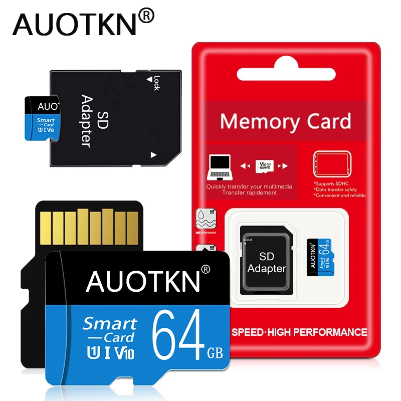 

Мини Micro TF SD карта 64 Гб 128 ГБ высокоскоростная карта памяти 256 ГБ 512 Гб класс 10 Смарт SD карта 16 ГБ 32 ГБ 64 ГБ Бесплатный адаптер