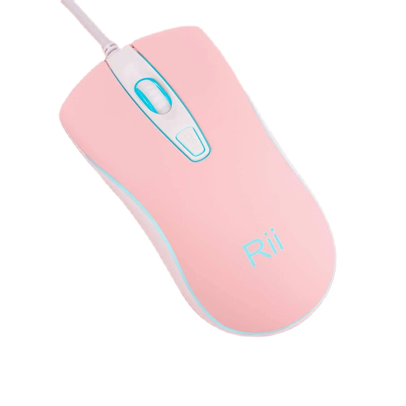 Rii RM105 Wired Computer Mouse With RGB Backlit 2400 DPI Levels Comfortable Grip Ergonomic USB Wired Mice For Windows/PC
Rii RM105 Wired Computer Mouse With RGB Backlit 2400 DPI Levels Comfortable Grip Ergonomic USB Wired Mice For Windows/PC