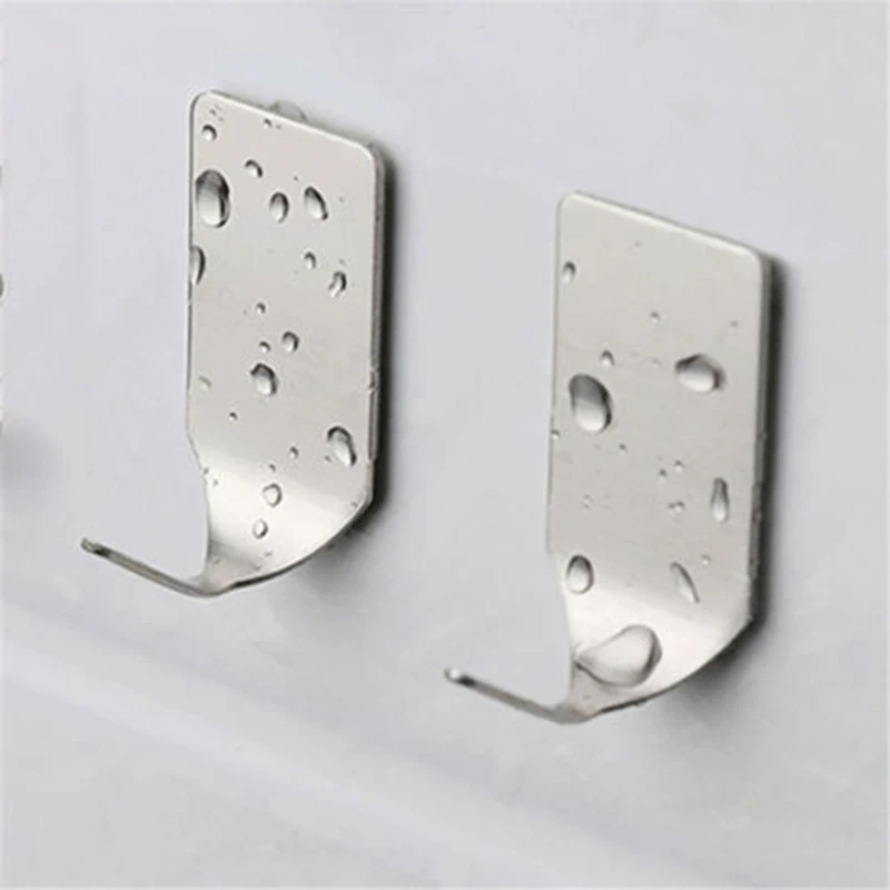 12pcs Wall Hooks Stainless Steel Self Adhesive Wall-mounted Hanger Hook Kitchen Bathroom Hooks Key Towel Holder Without Drilling
12pcs Wall Hooks Stainless Steel Self Adhesive Wall-mounted Hanger Hook Kitchen Bathroom Hooks Key Towel Holder Without Drilling