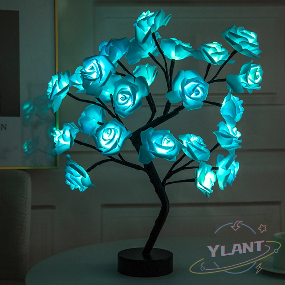 YL LED Table Lamp Rose Flower Tree USB Night Lights Christmas Decoration Gift for Kids Room Rose Flower Lighting Home Decoration
YL LED Table Lamp Rose Flower Tree USB Night Lights Christmas Decoration Gift for Kids Room Rose Flower Lighting Home Decoration