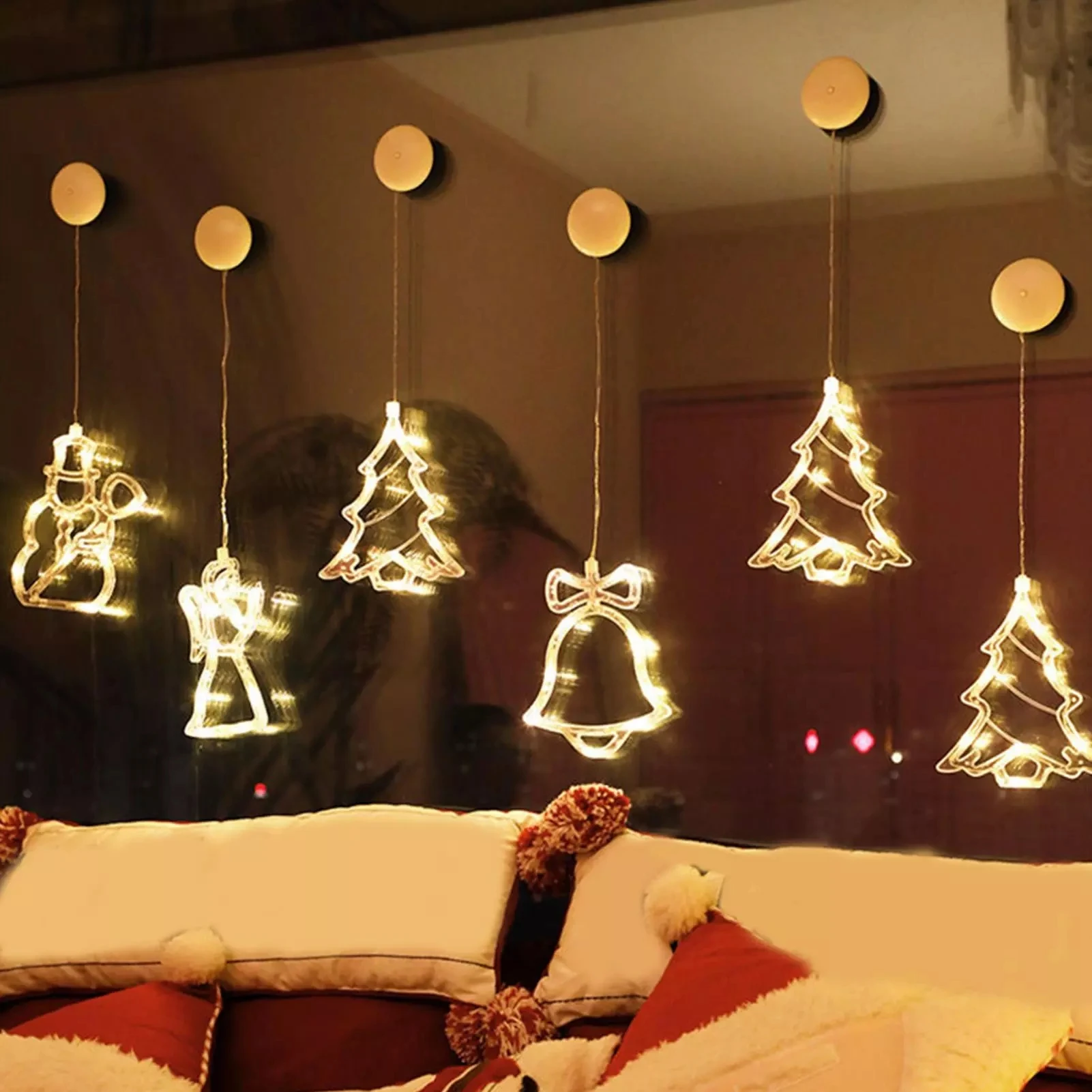 Christmas LED Deer Bells Curtain Light Christmas Garland String Fairy Lights Outdoor For Home Wedding Party New Year Decor
Christmas LED Deer Bells Curtain Light Christmas Garland String Fairy Lights Outdoor For Home Wedding Party New Year Decor