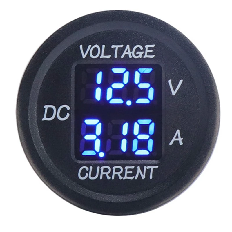 DC 9V To 48V 0-10A Digital Voltmeter Ammeter Voltage Current Meter LED Display For 12V 24V Electric Motorcycle Car Blue
DC 9V To 48V 0-10A Digital Voltmeter Ammeter Voltage Current Meter LED Display For 12V 24V Electric Motorcycle Car Blue