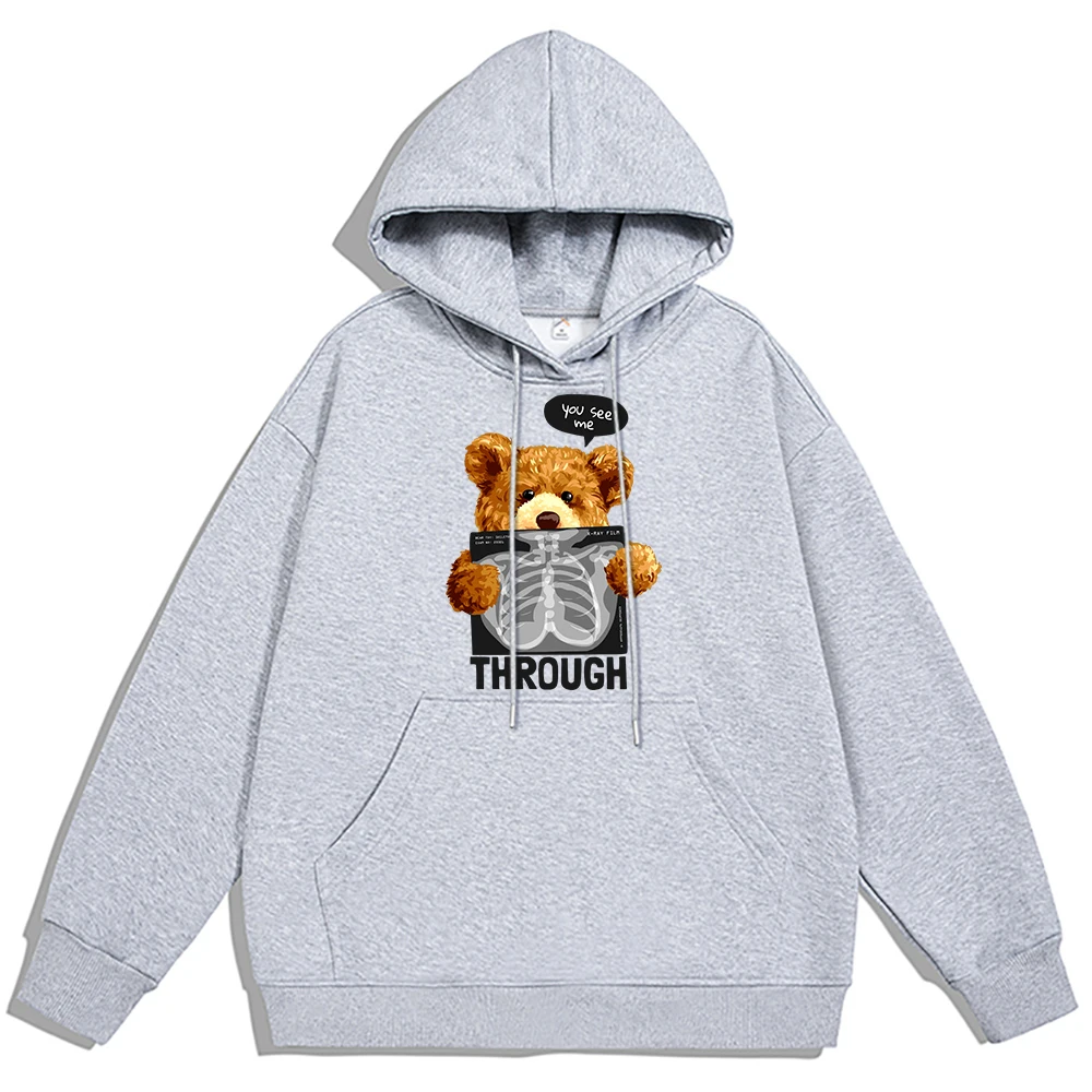 Please Look At Me Through The X-Ray Film Teddy Bear Sweatshirts Men Cotton Brand Hoodies Spring Autumn Clothing Hip Hop Hooded
Please Look At Me Through The X-Ray Film Teddy Bear Sweatshirts Men Cotton Brand Hoodies Spring Autumn Clothing Hip Hop Hooded