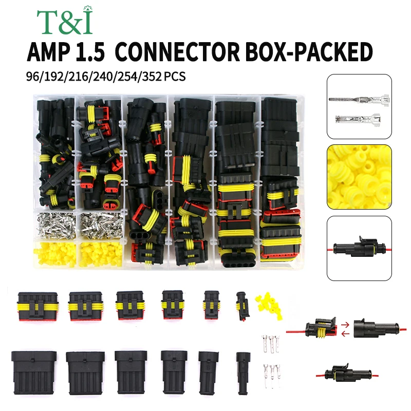 352 шт. DJ1.5AMP автомобильный водонепроницаемый разъем 1P2P3P4P6P отверстие HID мужской и женский 0,85 стандарт 
352 шт. DJ1.5AMP автомобильный водонепроницаемый разъем 1P2P3P4P6P отверстие HID мужской и женский 0,85 стандарт