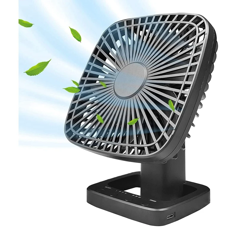 Portable Rechargeable Fan USB Desk Fan Battery Operated Personal Fan For Home Bedroom Office Table Desktop Quiet
Portable Rechargeable Fan USB Desk Fan Battery Operated Personal Fan For Home Bedroom Office Table Desktop Quiet