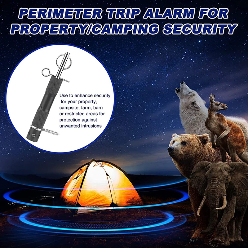 1Pc Outdoor Camping Alarm Jump Brake Cable Alarm Anti-theft Animal Noise Alarm Tool Safety Alarm System Perimeter Trip Alarm
1Pc Outdoor Camping Alarm Jump Brake Cable Alarm Anti-theft Animal Noise Alarm Tool Safety Alarm System Perimeter Trip Alarm