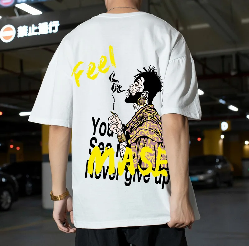 Summer Short Sleeve Men's Loose Cotton Five Sleeve Tshirt Ins Trend Korean T-shirt Couple Simple and Versatile Half Sleeve Trend 
Summer Short Sleeve Men's Loose Cotton Five Sleeve Tshirt Ins Trend Korean T-shirt Couple Simple and Versatile Half Sleeve Trend