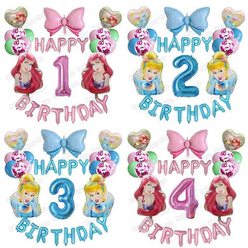1Set Disney Princess Belle Cinderella Mermaid Ariel balloons 32inch Number balloons Baby shower Kids Girls birthday party decor
1Set Disney Princess Belle Cinderella Mermaid Ariel balloons 32inch Number balloons Baby shower Kids Girls birthday party decor
