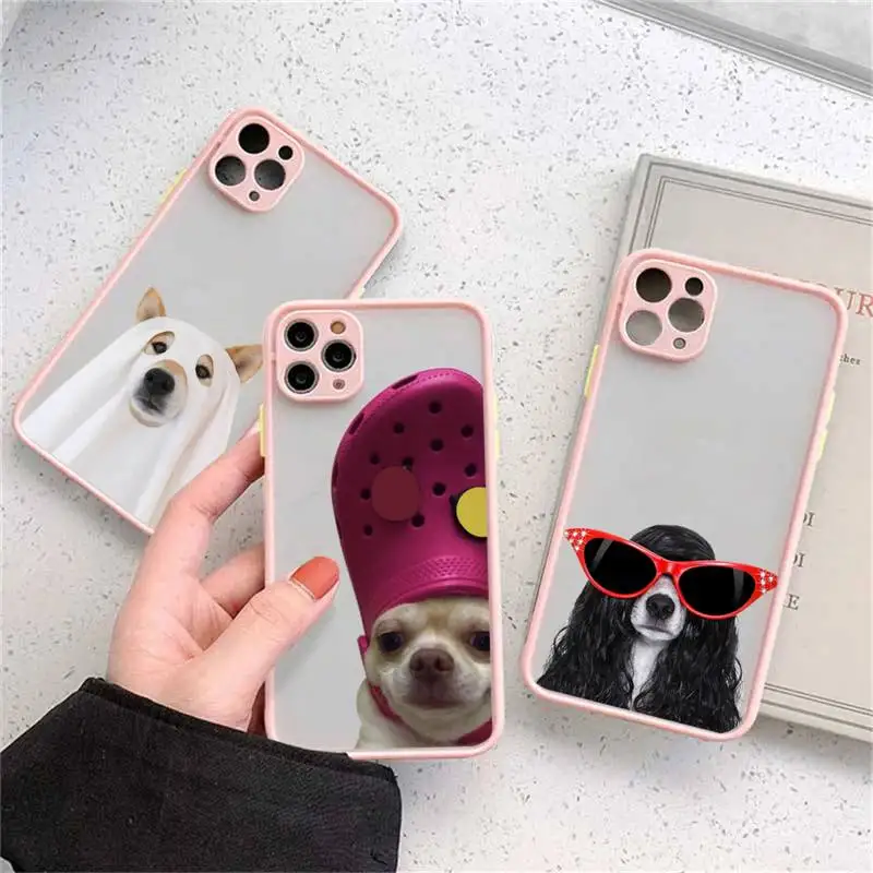 Funny Dog with Shoes Phone Case matte transparent For iphone 11 12 13 7 8 plus mini x xs xr pro max cover
Funny Dog with Shoes Phone Case matte transparent For iphone 11 12 13 7 8 plus mini x xs xr pro max cover