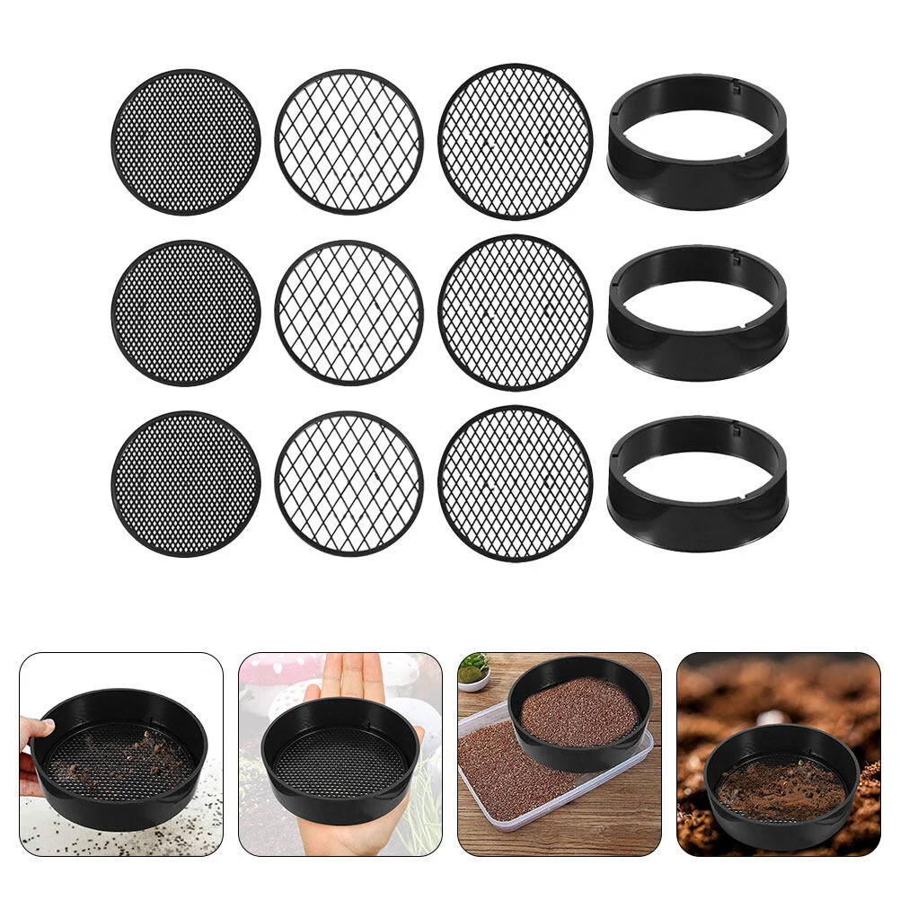 3 Sets Soil Sieve Sifting Classifier Manual Garden Gadget Mesh Strainer Gardening Tool Pan Plastic Sifter
3 Sets Soil Sieve Sifting Classifier Manual Garden Gadget Mesh Strainer Gardening Tool Pan Plastic Sifter