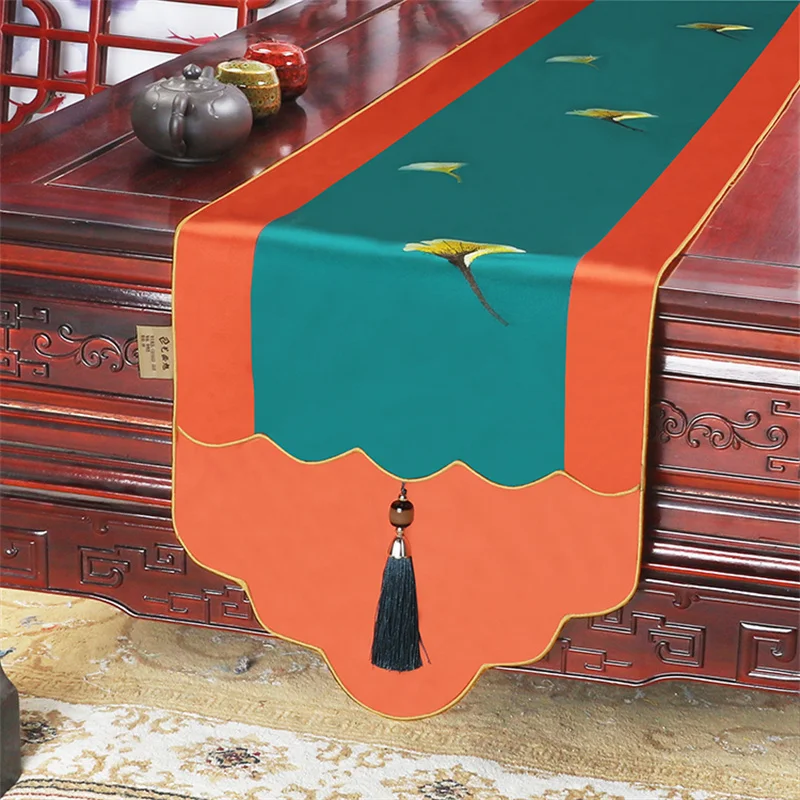New Chinese Style Simple High-grade Coffee Table Dining Table Flag Long Cloth Bed Tail Flag TV Cabinet Electrical Cover Cloth
New Chinese Style Simple High-grade Coffee Table Dining Table Flag Long Cloth Bed Tail Flag TV Cabinet Electrical Cover Cloth