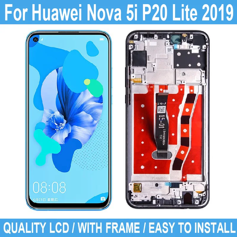 ЖК-дисплей 6,4 дюйма для Huawei Nova 5i P20 Lite 2019, сенсорный экран для Huawei GLK-LX1 GLK-LX2, дигитайзер для замены в сборе + инструмент
ЖК-дисплей 6,4 дюйма для Huawei Nova 5i P20 Lite 2019, сенсорный экран для Huawei GLK-LX1 GLK-LX2, дигитайзер для замены в сборе + инструмент