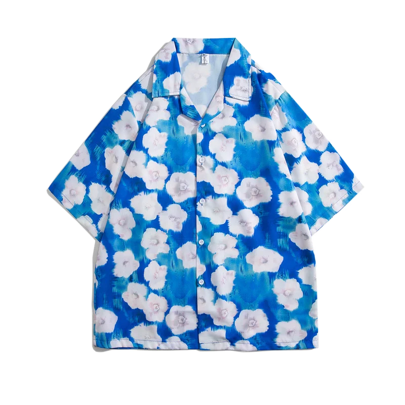 Mens Floral Hawaiian Shirt Tropical Short Sleeve Summer Casual Button Up Beach Shirts Oversized Blue Blouses Camisas De Hombre
Mens Floral Hawaiian Shirt Tropical Short Sleeve Summer Casual Button Up Beach Shirts Oversized Blue Blouses Camisas De Hombre