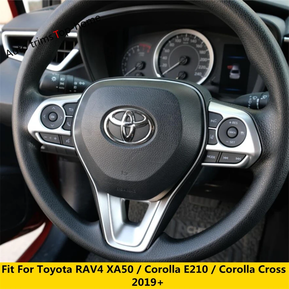 Декоративная рамка для кнопки на руль автомобиля, отделка для Toyota RAV4 XA50 / Corolla E210 / Corolla Cross 2019 -2023, аксессуары
Декоративная рамка для кнопки на руль автомобиля, отделка для Toyota RAV4 XA50 / Corolla E210 / Corolla Cross 2019 -2023, аксессуары