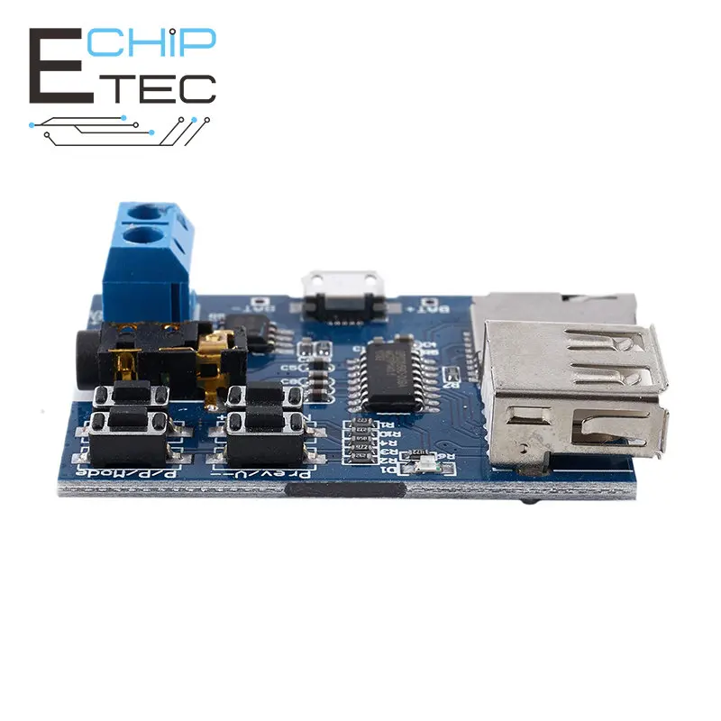 

1PCS/2PCS Mp3 Lossless Decoder Board Comes with Power Amplifier Mp3 Decoder Support TF card U disk Decoding Player